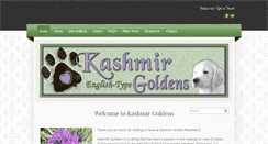 Desktop Screenshot of kashmirgoldens.com