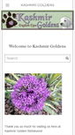 Mobile Screenshot of kashmirgoldens.com